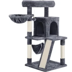 Yaheetech 40" Medium Plush Cat Tower With Condo -Furniture GUEST 25822ca2 62cb 43b8 9453 86f64cfb5d95