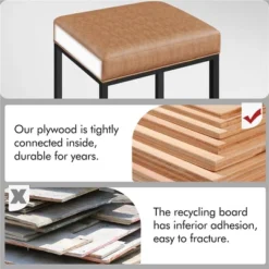 Yaheetech 30"H Bar Stools Backless Industrial Stool Modern Upholster Set Of 2 12 Yaheetech 30"H Bar Stools Backless Industrial Stool Modern Upholster Set Of 2 -Furniture GUEST 273980f3 2ec3 43f0 926d 908811eda7d9