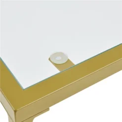 Yaheetech 2-Layer Tempered Glass Console Table Accent Glass Shelf For Hallway -Furniture GUEST 27a33391 b978 4236 a54e 618fc3555462