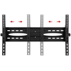 Yaheetech Adjustable Modern Mobile TV Stand TV Cart Black -Furniture GUEST 27c64d99 e3e4 4916 be97 c2bbd0213b9c