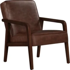 Yaheetech Modern Faux Leather Upholstered Accent Chair Armchair 18 Yaheetech Modern Faux Leather Upholstered Accent Chair Armchair -Furniture GUEST 2866d992 d7d3 4880 8c11 7ca9fb68d949