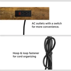 Yaheetech 67.5" H Baker’s Rack With Power Outlet For Kitchen Storage, Rustic Brown -Furniture GUEST 289f1de0 8408 477d bbd0 d71af9e79f65