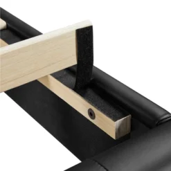 Yaheetech Classic Faux Leather Upholstered Bed Frame Platform Bed -Furniture GUEST 28f6b255 c17e 4c01 a6f6 ba5cb70dd060