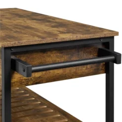 Yaheetech 3-Tier Rolling Kitchen Island Utility Kitchen Cart With Storage Drawer & Shelves -Furniture GUEST 2977576e 41c4 45b4 bbca 239a58063b68