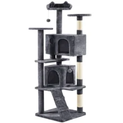 Yaheetech 70"H Cat Tree With 2 Condos For Kittens Small Cats -Furniture GUEST 2b125675 83d3 442a b77a 772dbb916f56
