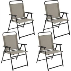 Yaheetech Set Of 4 Outdoor Foldable Dining Chairs With Backrest And Armrests 15 Yaheetech Set Of 4 Outdoor Foldable Dining Chairs With Backrest And Armrests -Furniture GUEST 2cdb43cd 48b8 4b6f 8c61 2805f78b712c
