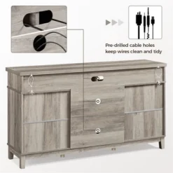 Yaheetech TV Stand For 65 Inch TV, TV Console With Storage -Furniture GUEST 2d3b5415 fd95 48f1 adcc c7340c9a0c56