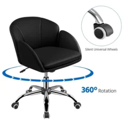 Yaheetech Modern Swivel Rolling Desk Chair With Armrests For Home Office 18 Yaheetech Modern Swivel Rolling Desk Chair With Armrests For Home Office -Furniture GUEST 2dd7f9ef 25fc 4a76 afe6 73c6db45225e