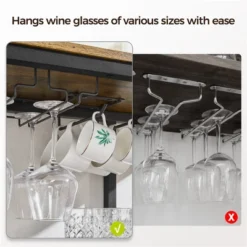 Yaheetech Home Bar Industrial Wine Rack Table With Glass Holder, Wine Bar Cabinet, Rustic Brown 13 Yaheetech Home Bar Industrial Wine Rack Table With Glass Holder, Wine Bar Cabinet, Rustic Brown -Furniture GUEST 2e24051e b872 47d8 bd46 0bd1fc175b54