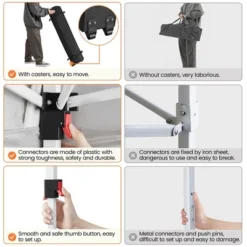 Yaheetech 10x10ft Outdoor Pop Up Canopy For Garden Patio Park Market 21 Yaheetech 10x10ft Outdoor Pop Up Canopy For Garden Patio Park Market -Furniture GUEST 2e44f527 39f4 4d33 8427 51490834ae59