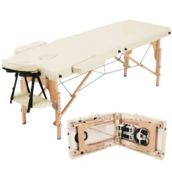 Yaheetech Portable And Adjustable Massage Table Bed, Spa Table With Headrest, Armrest, Hand Pallet, Face Cradle -Furniture GUEST 2e556f49 1731 48b4 b749 6f418d7f0c6a