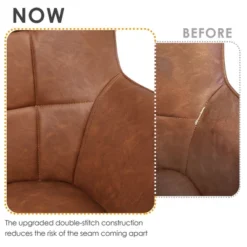 Yaheetech Leather Wingback Accent Chair Armchair For Living Room -Furniture GUEST 2e8d2dfa f55c 4763 8772 c39f1f046d13