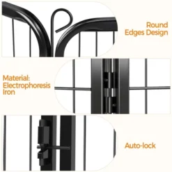 Yaheetech Heavy Duty 16 Panel Pet Playpen Dog Exercise Pen Black 8 Yaheetech Heavy Duty 16 Panel Pet Playpen Dog Exercise Pen Black -Furniture GUEST 2f2b6aa7 0156 41ab bfc2 a39e2de2f4c5 3