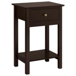 Yaheetech Wooden Bedside End Table For Living Room, Bedroom -Furniture GUEST 2f5bd35c ed13 467f 9515 d3401fe56764