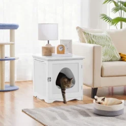 Yaheetech Decorative Cat Litter Box Furniture