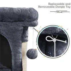 Yaheetech 23.5" Small Cat Tree Condo With Plush Perch -Furniture GUEST 2f771fdc 73ef 491a a312 3cb5664c5d42
