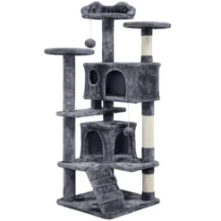 Yaheetech 54"H Cat Tree With 2 Condos For Kittens Small Cats -Furniture GUEST 2fd2c34e 11ab 4b63 9778 509d98ccc977