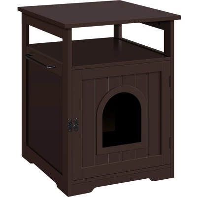 Yaheetech Decorative Cat Litter Box Enclosure 6 Yaheetech Decorative Cat Litter Box Enclosure - Image 6