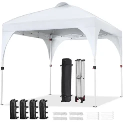 Yaheetech 8x8 FT Pop Up Canopy Tent With Roller Bag -Furniture GUEST 3033789d f9d9 4d30 8de8 9f1848e65310