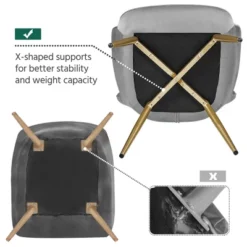 Yaheetech Accent Chair Modern Armchair For Living Room -Furniture GUEST 30bc0de6 4b2b 4a58 bc6e b55a41ceab98