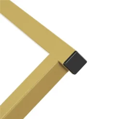 Yaheetech X-Based Faux Marble Side Table, Round Tabletop, Sturdy Metal Legs -Furniture GUEST 33fcc97c da52 498d b475 8c955628aa6c