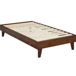 Yaheetech Wooden Bed Frame Platform Bed With Wood Slat Support -Furniture GUEST 3745d353 5c4b 4d5c 8f87 972895a5f208