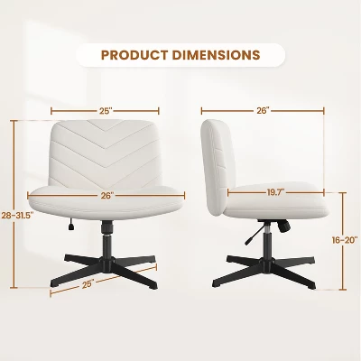 Yaheetech Fabric Swivel Desk Chair Office Chair For Home Office 2 Yaheetech Fabric Swivel Desk Chair Office Chair For Home Office - Image 2