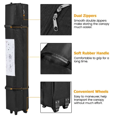 Yaheetech 10x17ft Pop-up Gazebo Canopy With Double Awnings 4 Yaheetech 10x17ft Pop-up Gazebo Canopy With Double Awnings - Image 4