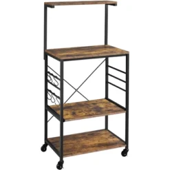 Yaheetech 50.5"H Kitchen Baker's Rack With Side Hooks -Furniture GUEST 391af7d6 b03a 4d23 a849 e6a292fc1bf9