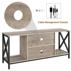 Yaheetech 55-Inch Wide TV Stand TV Console Table For 60-Inch TV -Furniture GUEST 398302a4 88ee 417c 869b 41f4d6ef3151