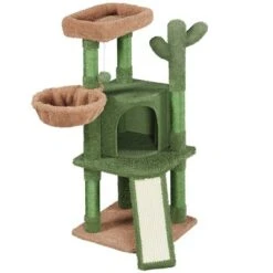 Yaheetech 42″ Height Cactus Cat Tree With Platform, Condo, Basket, Scratching Posts, Board & Hanging Ball -Furniture GUEST 3985506d a8fc 4ecb 857f c42c201ddb16