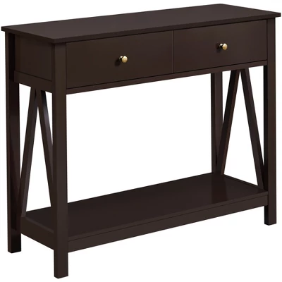 Yaheetech Entryway Table 2 Drawers Wooden Console Table 7 Yaheetech Entryway Table 2 Drawers Wooden Console Table - Image 7
