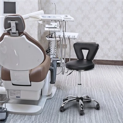 Yaheetech Counter Bar Stools Height-Adjustable Rolling Swivel With Backrest & Wheels 2 Yaheetech Counter Bar Stools Height-Adjustable Rolling Swivel With Backrest & Wheels - Image 2