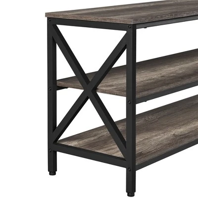 Yaheetech 55 Inch 3-Layer Shelved TV Stand Lengthened TV Cabinet Console Table 4 Yaheetech 55 Inch 3-Layer Shelved TV Stand Lengthened TV Cabinet Console Table - Image 4