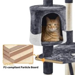 Yaheetech 79"H Large Cat Tower With Condos & Scratching Posts -Furniture GUEST 3c21e62a c65c 479a b94d 64fc591908b9