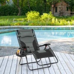 Yaheetech 29in Padded Outdoor Zero Gravity Chair
