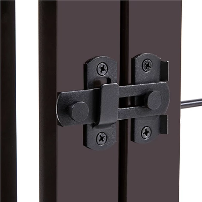 Yaheetech 34" Height Tall Pet Gate With Wood And Wire For Doorway 6 Yaheetech 34" Height Tall Pet Gate With Wood And Wire For Doorway - Image 6