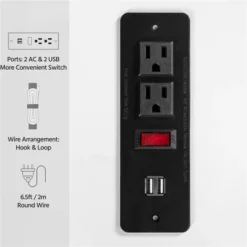 Yaheetech 3-Tier Wooden Console Table With Power Outlet Entryway Table 14 Yaheetech 3-Tier Wooden Console Table With Power Outlet Entryway Table -Furniture GUEST 3ed1802b d8e8 4199 9a34 9cc60c2d8d8d