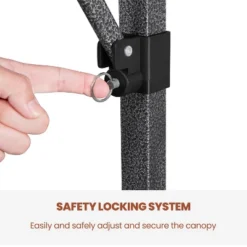 Yaheetech Portable 10 X 10 Ft. Pop-up Canopy Tent With 3 Sidewalls And Adjustable Awning -Furniture GUEST 3f21e6d1 a16f 4f20 bdfb 684263a1ad11