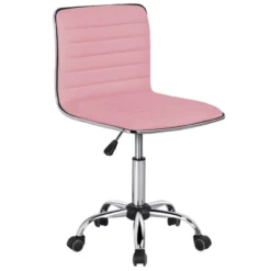 Yaheetech PU Leather Armless Office Chair Desk Chair With Wheels 24 Yaheetech PU Leather Armless Office Chair Desk Chair With Wheels -Furniture GUEST 408edd8e 81c8 4a9f b767 09038dd1be47