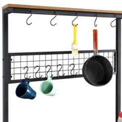 Yaheetech Kitchen Bakers Rack With 4 Storage Shelves -Furniture GUEST 4255ef3d 3f7b 4f45 b45c c247e3ed908b
