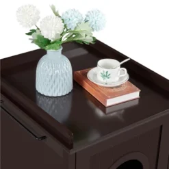 Yaheetech Cat Litter Box Enclosure Indoor For Small Cat/Dog -Furniture GUEST 4268d315 3609 4ff5 b71d 9909986a3c0a
