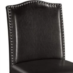 Yaheetech Counter Stools Barstools Set Of 2 Classic Upholstered Faux Leather With Padded High Backrest -Furniture GUEST 429e88ed 3de9 42bd 848c 53e96f226c8c