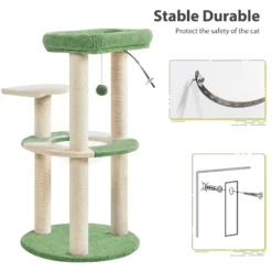 Yaheetech 35.5" Tall Ocean Cat Tree With Natural Sisal For Kittens -Furniture GUEST 42c1952b 6c54 4fb6 a530 7d9ccf0f380f