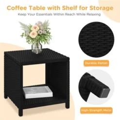 Yaheetech 5-Piece Patio Furniture Set With Cushions & Pillows For Backyard, Porch, Garden -Furniture GUEST 42e4a755 f181 473f 8dae fd949747c33e