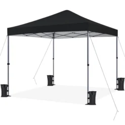 Yaheetech 10x10ft Pop-up Canopy With One-Push-To-Lock Setup Mechanism -Furniture GUEST 433369c5 7805 4ef3 ad4a 6d4180e550c9