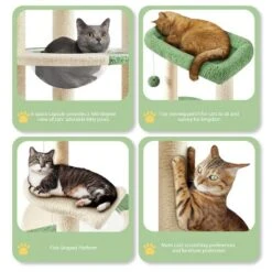 Yaheetech 35.5" Tall Ocean Cat Tree With Natural Sisal For Kittens -Furniture GUEST 43548992 1948 4443 aebe b3a89b0a48c4