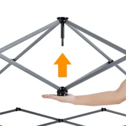 Yaheetech 10x10ft Pop-Up Canopy With Sun Shade Wall Backpack Bag For Camping -Furniture GUEST 4440691c 64a4 4191 8f64 42ac1bb5daa9