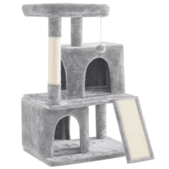 Yaheetech 42"H Cat Tree House With 2 Condos For Small Cats Kittens 17 Yaheetech 42"H Cat Tree House With 2 Condos For Small Cats Kittens -Furniture GUEST 444ad201 f5f9 4e2e 88ce b0c55413e739