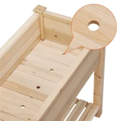 Yaheetech Wooden Raised Garden Bed Elevated Planter Box Brown -Furniture GUEST 456d6c4d 9d88 4429 98bb a8421883755b